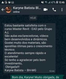 usado.Feedback - Master em Revit - Karyne Batista